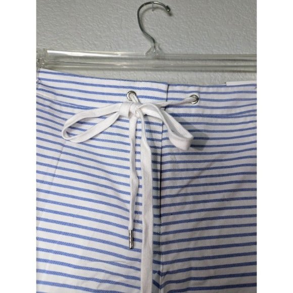 NWT Nautica Blue & White Striped Size 12 Shorts with tie - Picture 3 of 7